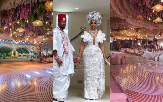 Netizens mock Davido over his choice of decoration.