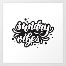 Sunday vibes Art Print by oigoul | Society6